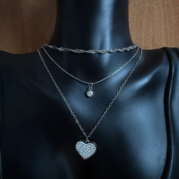 Collier Cœur (or ou argent)