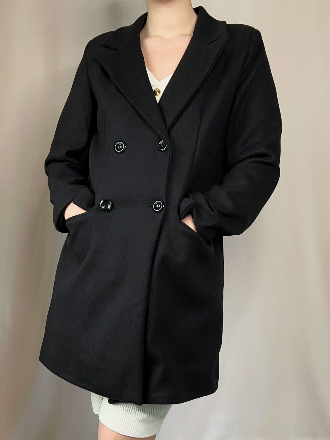 Manteau Elégant Mi-Long (plusieurs couleurs)