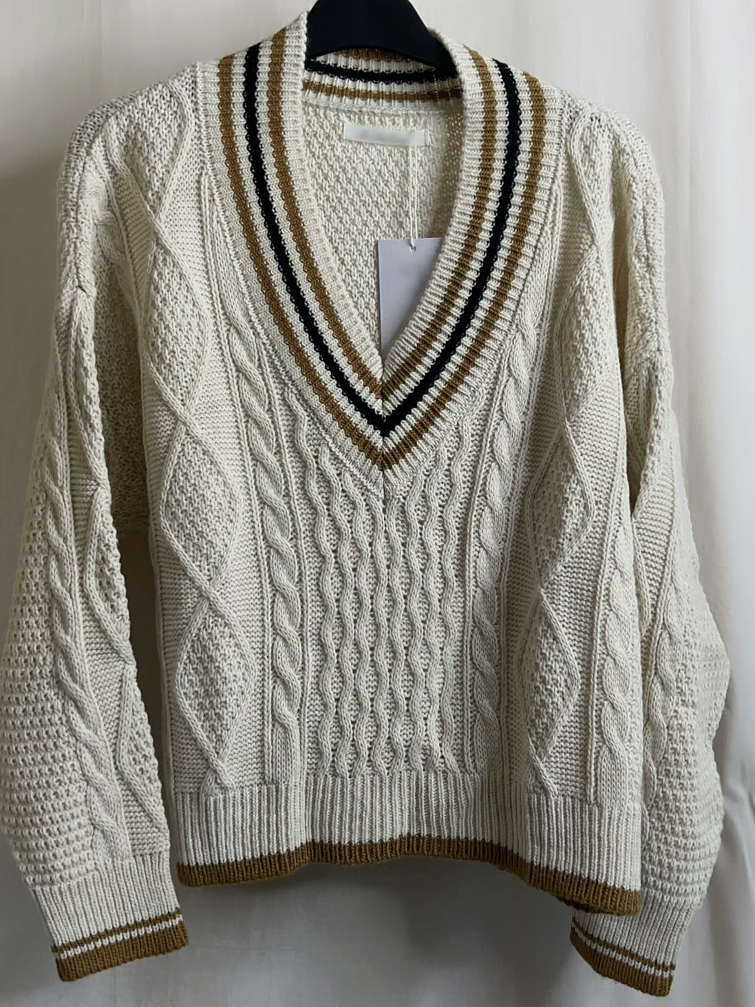 Pull Blanc Cassé