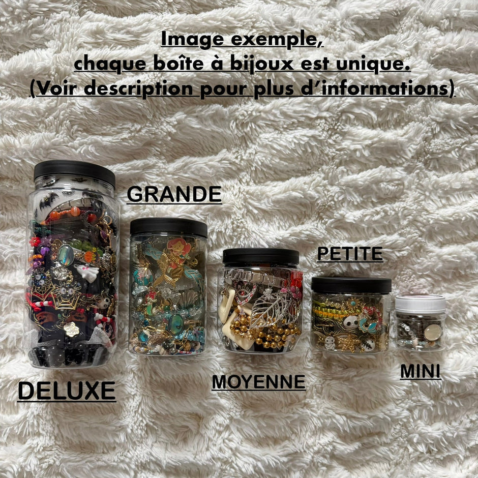 Boîtes à Bijoux Mystères Personnalisées