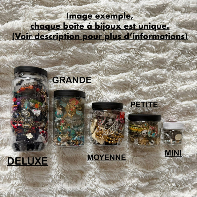Boîtes à Bijoux Mystères Personnalisées