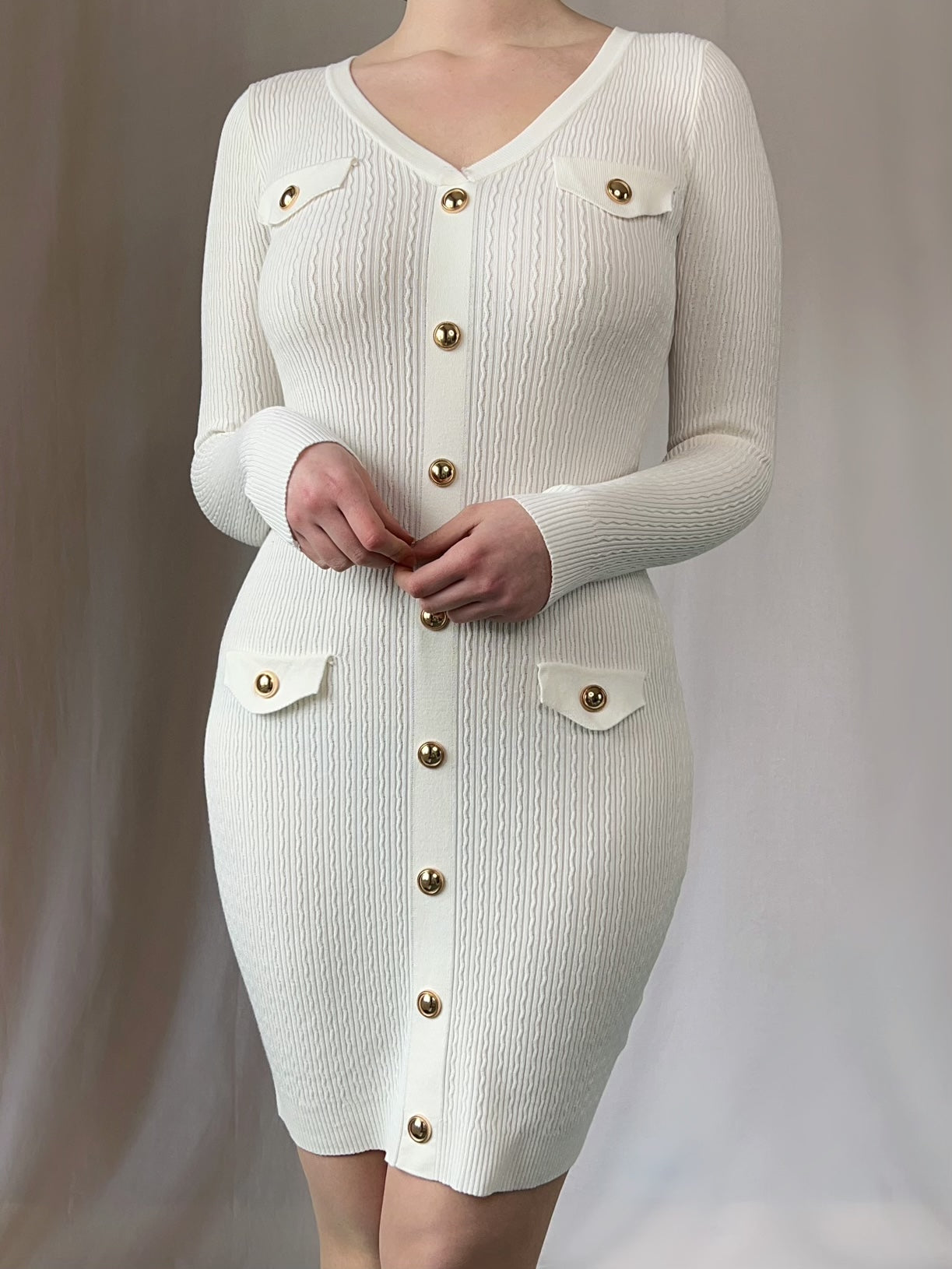 Robe Elégante Boutonnée (plusieurs couleurs)