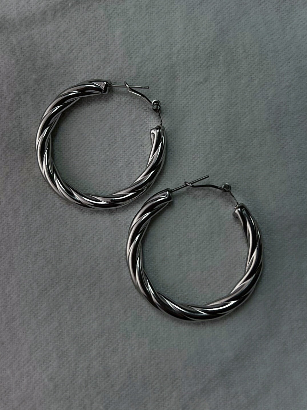 Boucles D’Oreilles Argentée