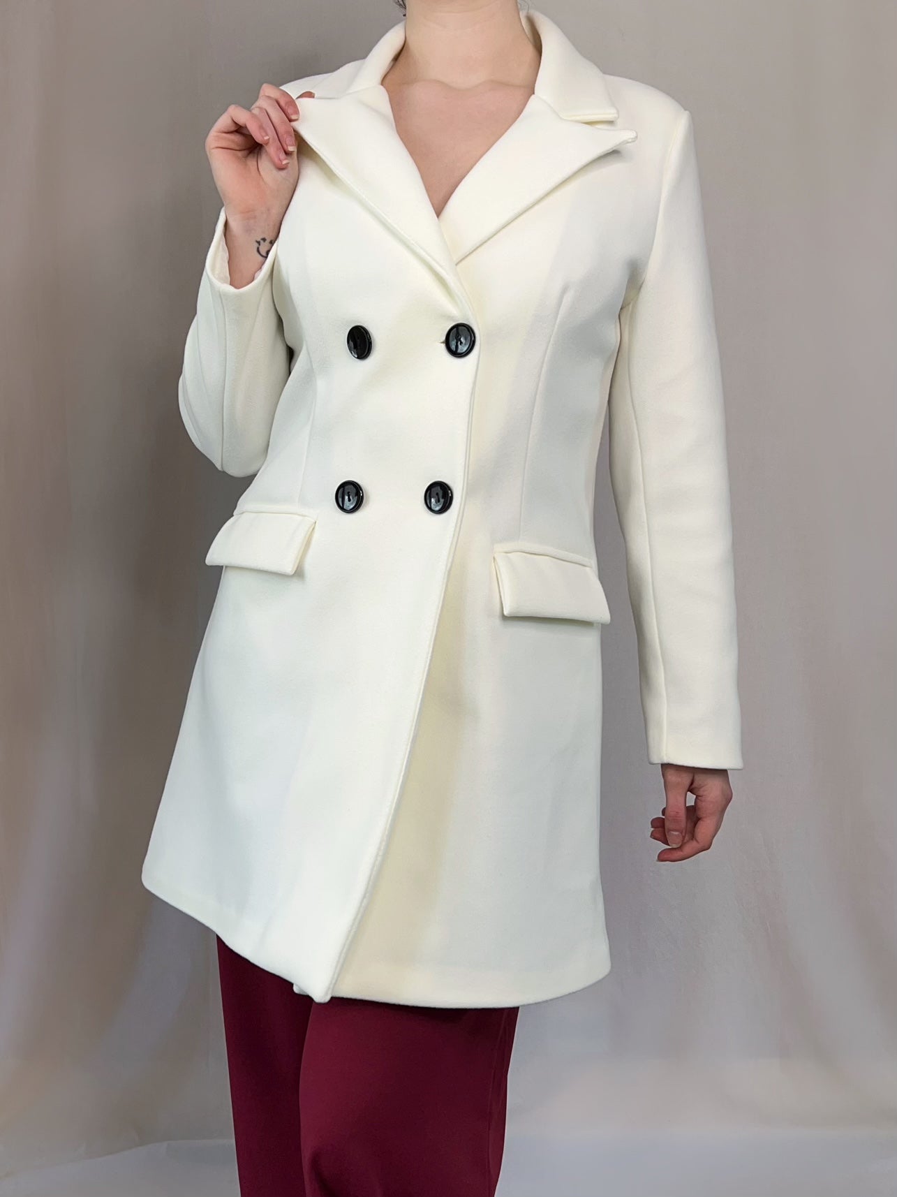 Manteau Elégant Mi-Long (plusieurs couleurs)