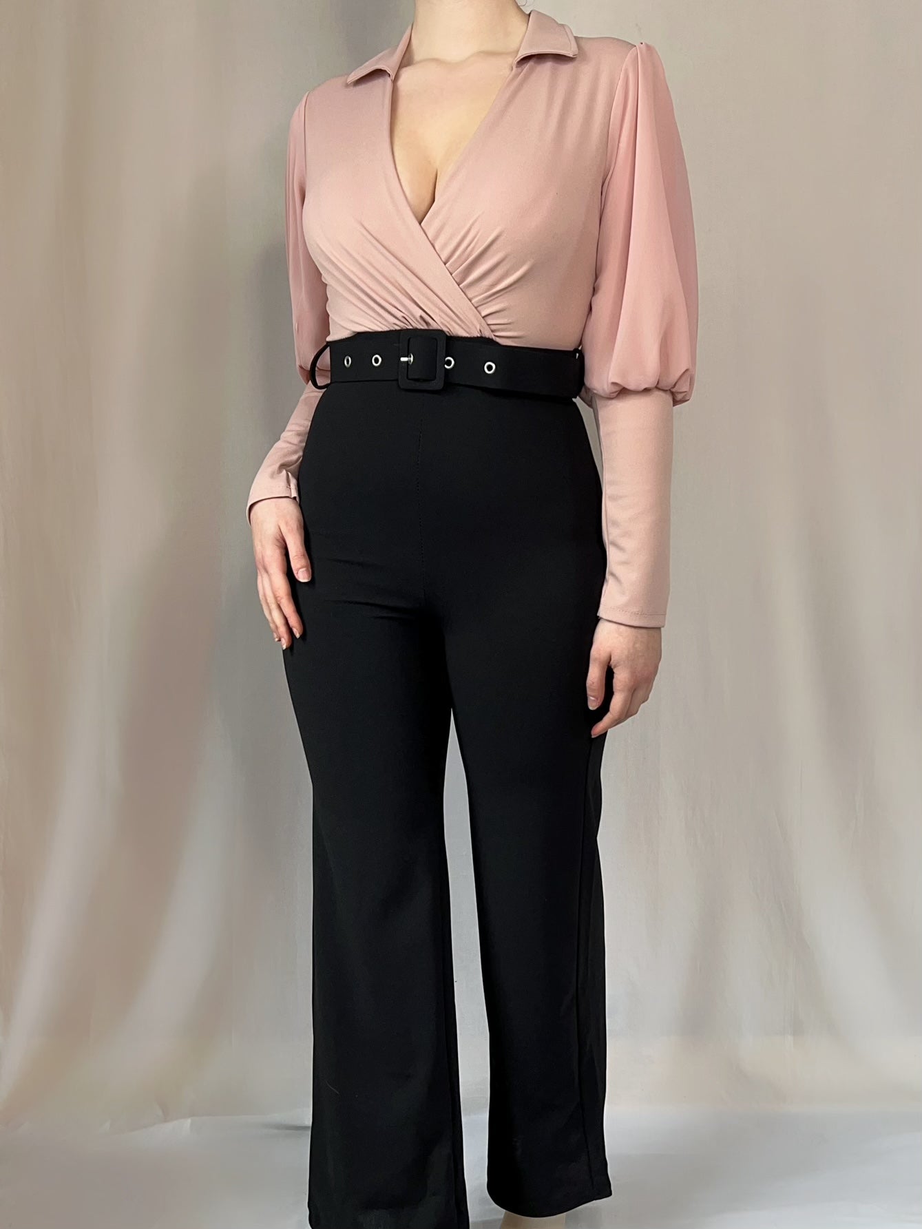 Combinaison Chic Ceinturé (plusieurs couleurs)