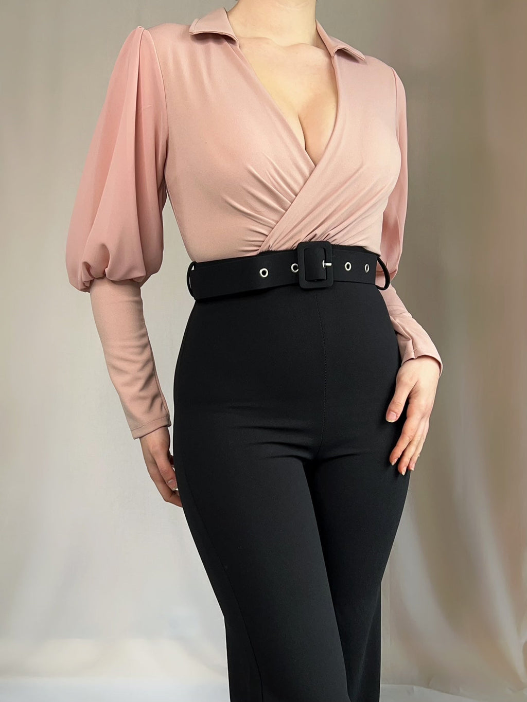 Combinaison Chic Ceinturé (plusieurs couleurs)