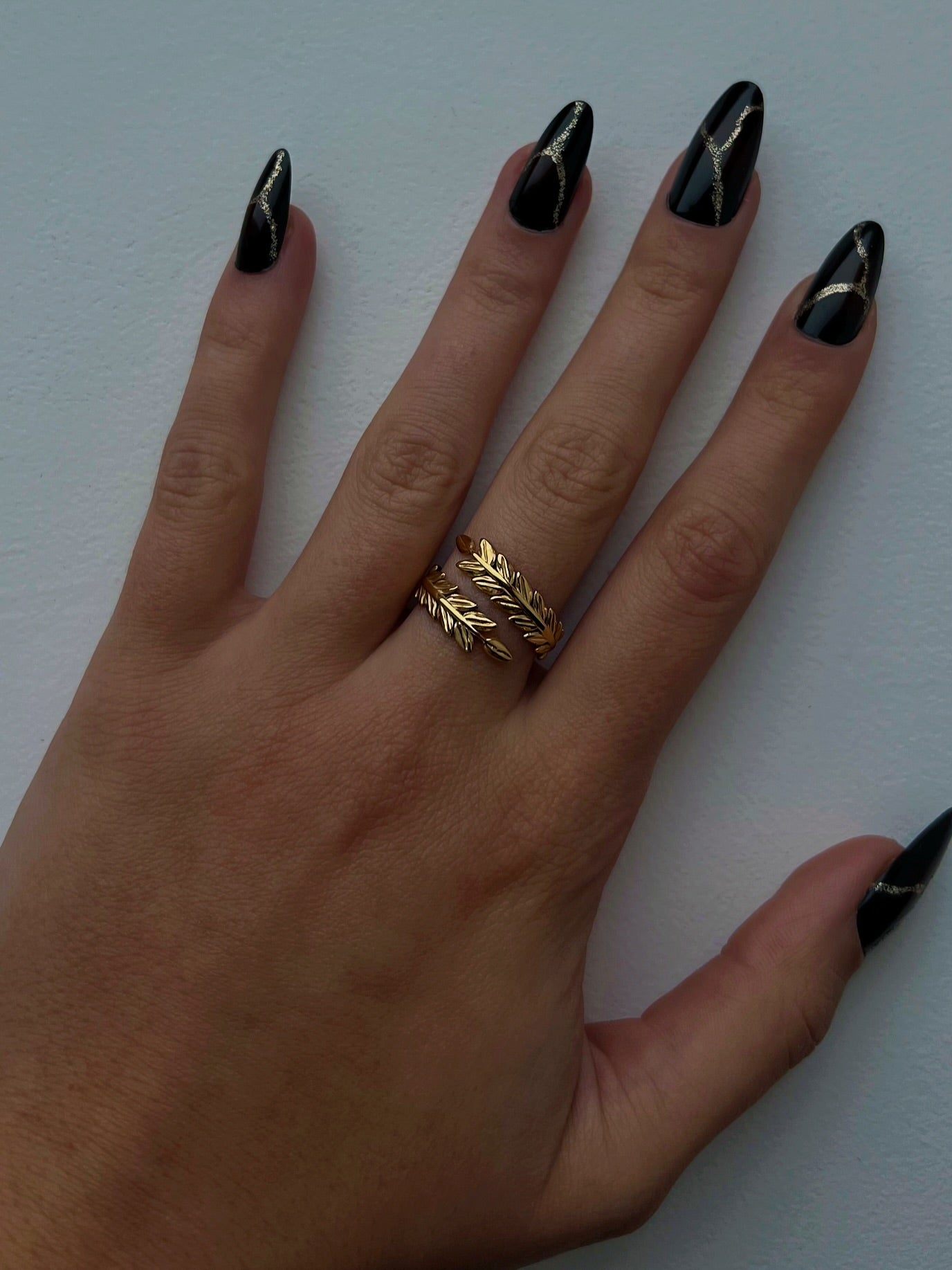 Bague Plume (or)