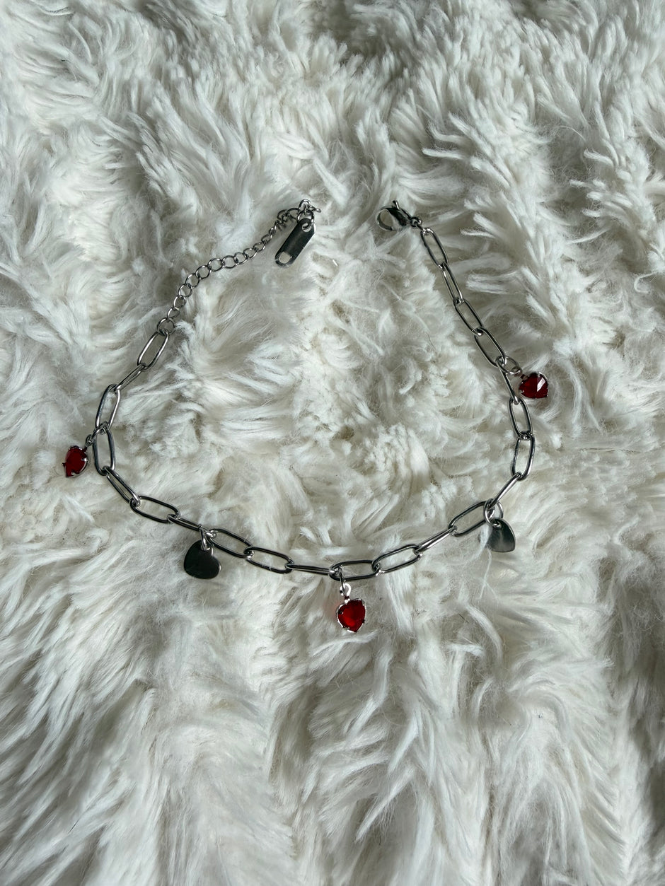 Bracelet Cœur Rouge