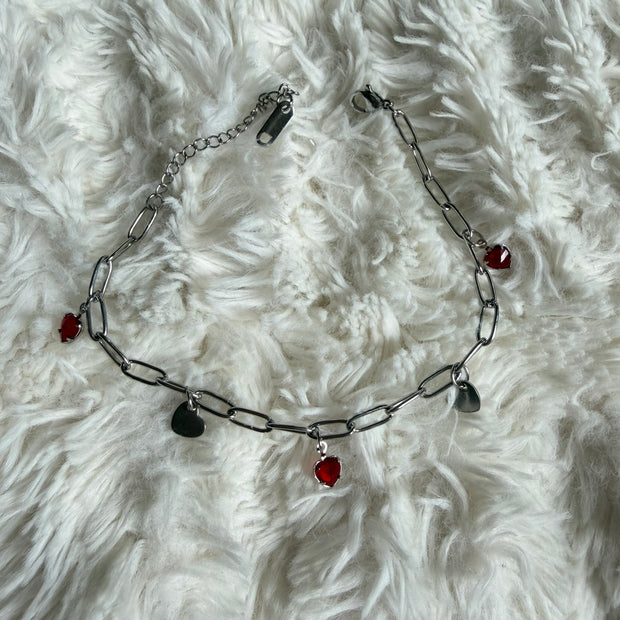 Bracelet Cœur Rouge