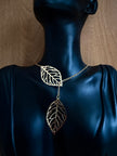 Collier Feuilles Dorée