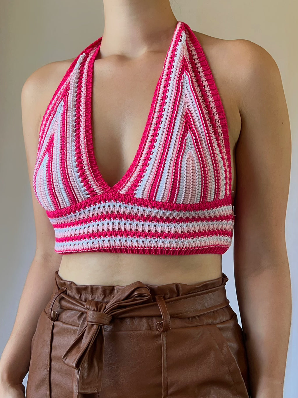 Top Crochet Fait Main (plusieurs couleurs)