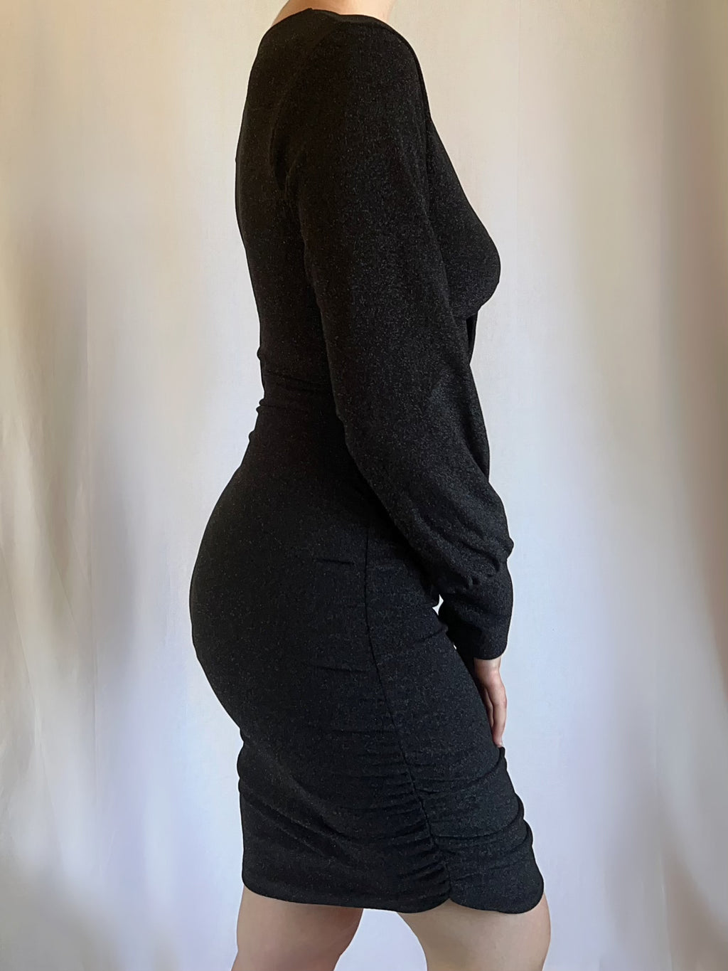 Robe Pailletée Noire