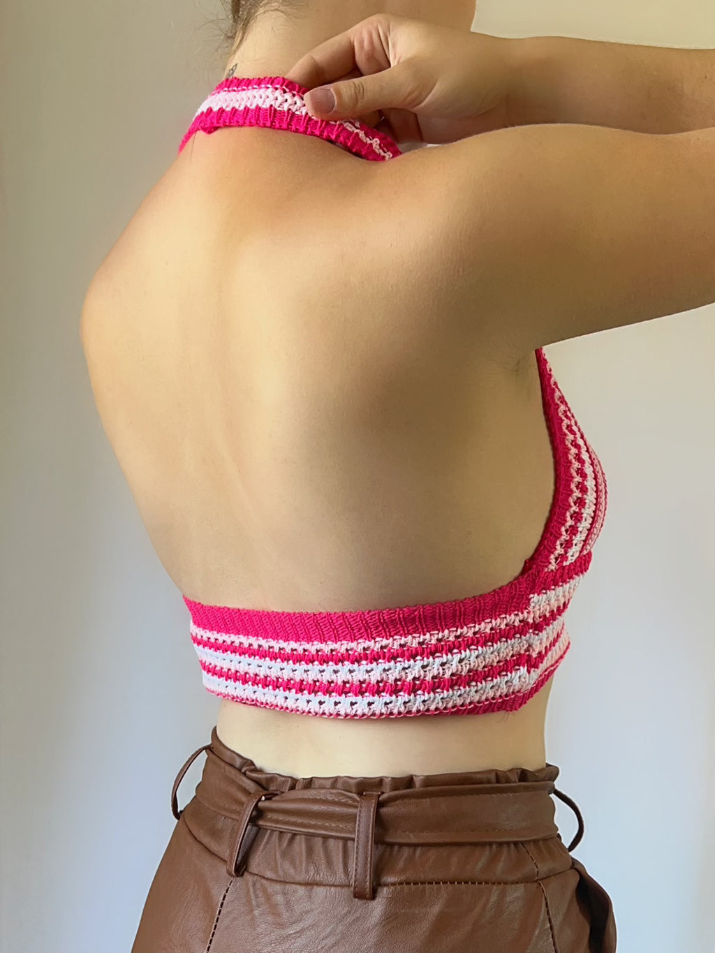 Top Crochet Fait Main (plusieurs couleurs)