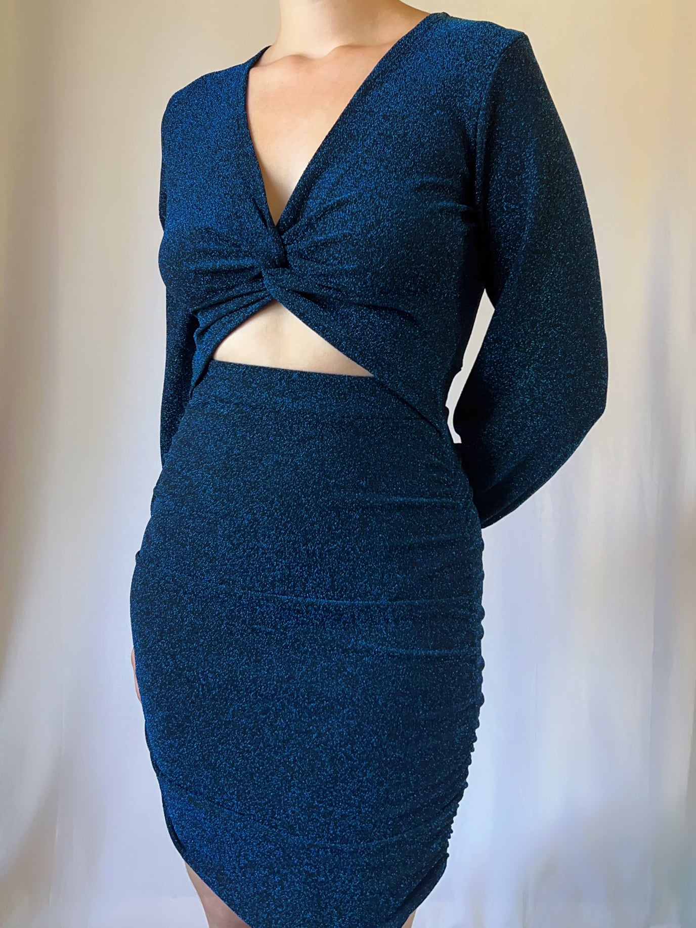 Robe Pailletée Bleue