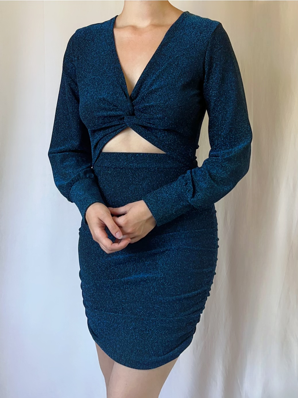 Robe Pailletée Bleue