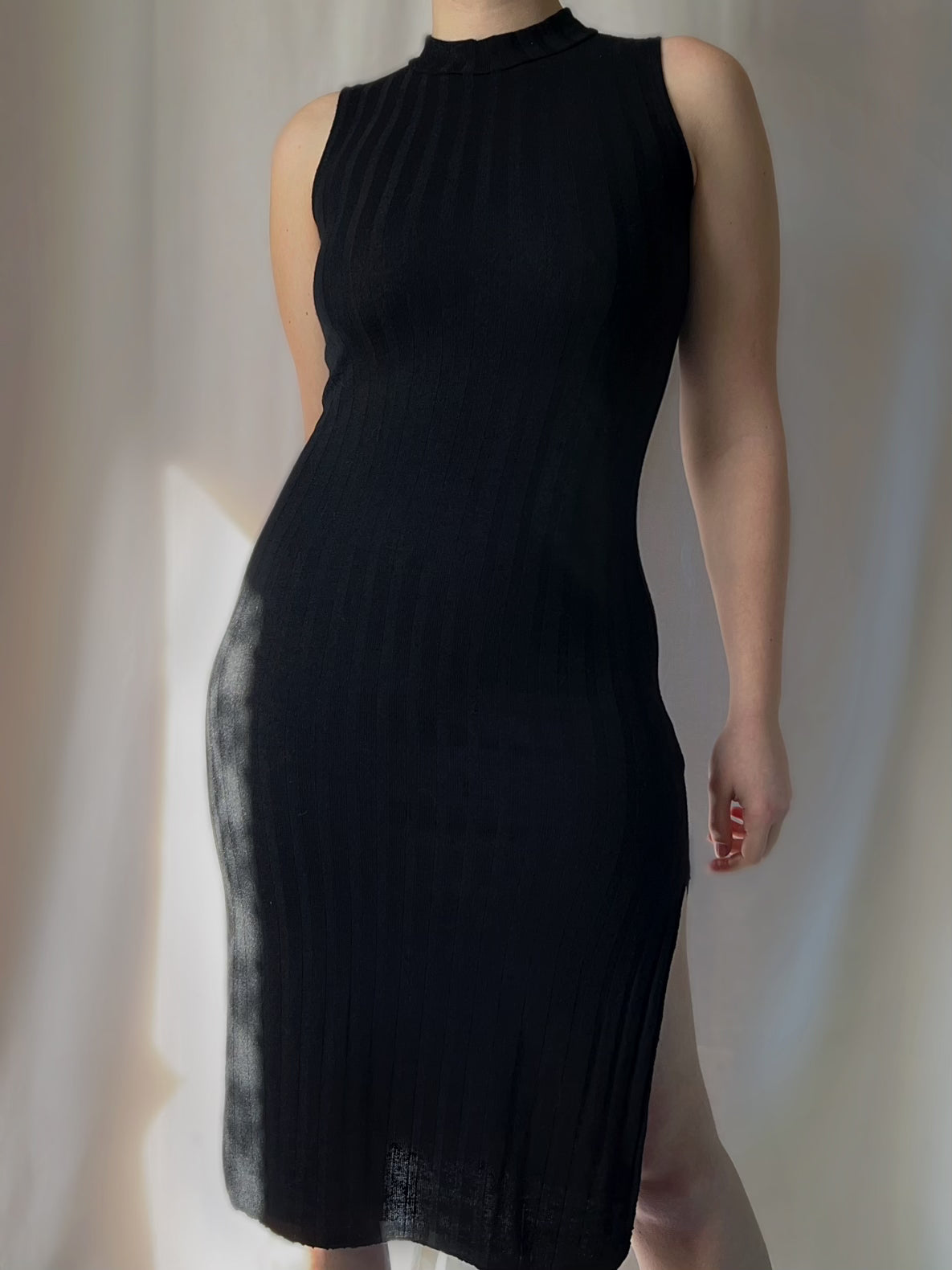 Robe Longue Avec Fente (plusieurs couleurs)