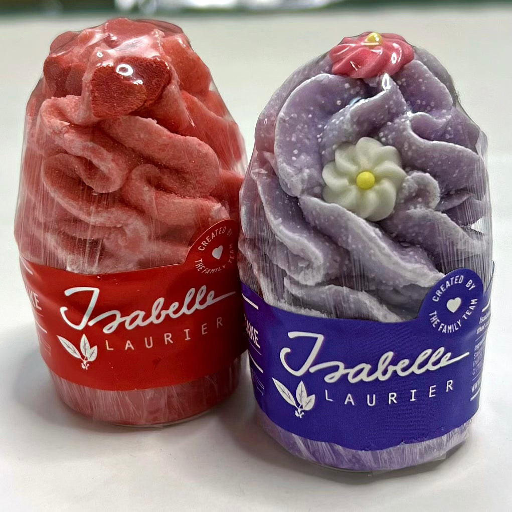 Coffret Cadeau - CupCake de Bain Fraise et Lavande