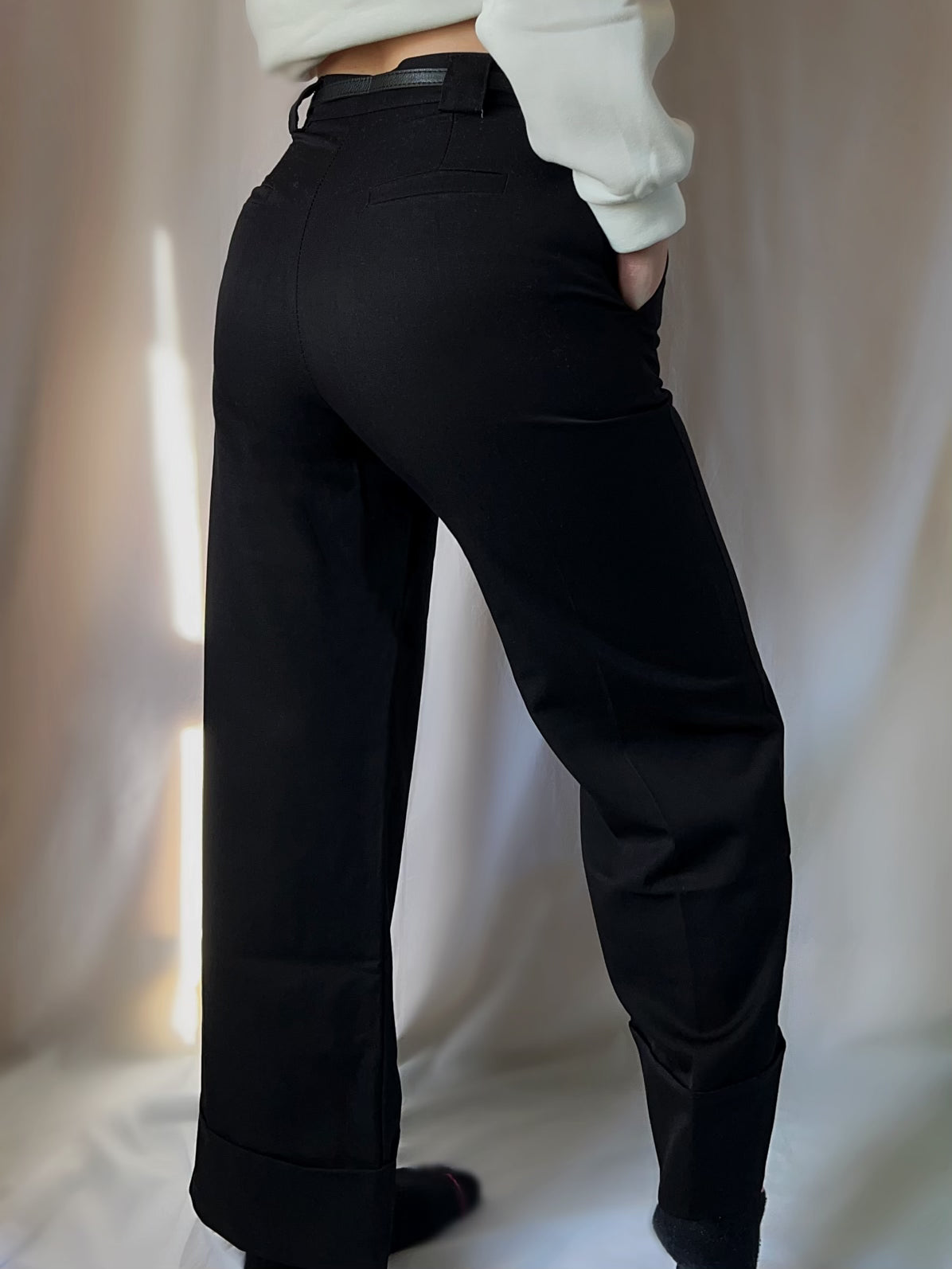 Pantalon Working Girl (ceinture incluse)
